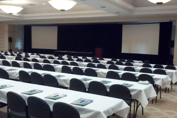 Couple approach dance floor